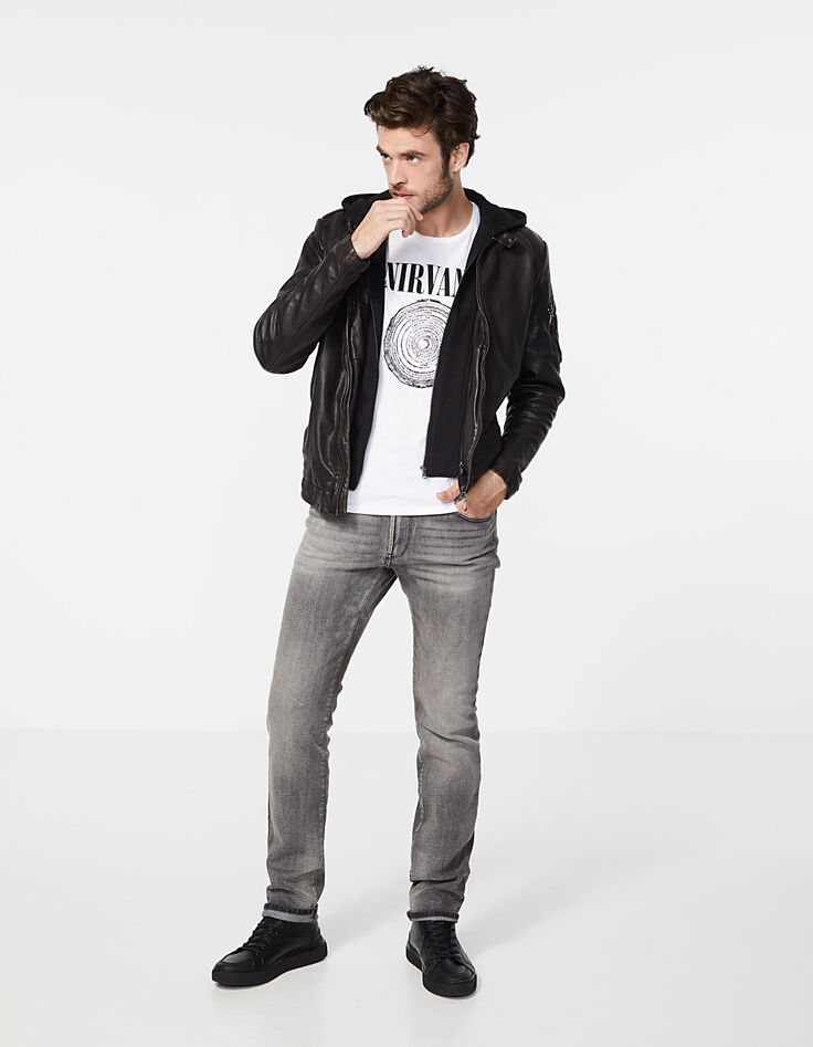 Weißes Herren-T-Shirt NIRVANA Vestibule Circle-6