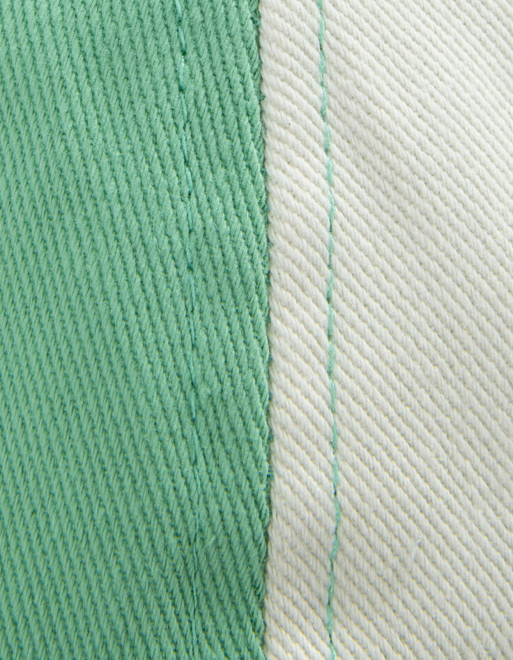 Casquette verte, écrue et beige visuel bananes bébé garçon-6