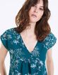 Top en crêpe imprimé palm jungle femme-4