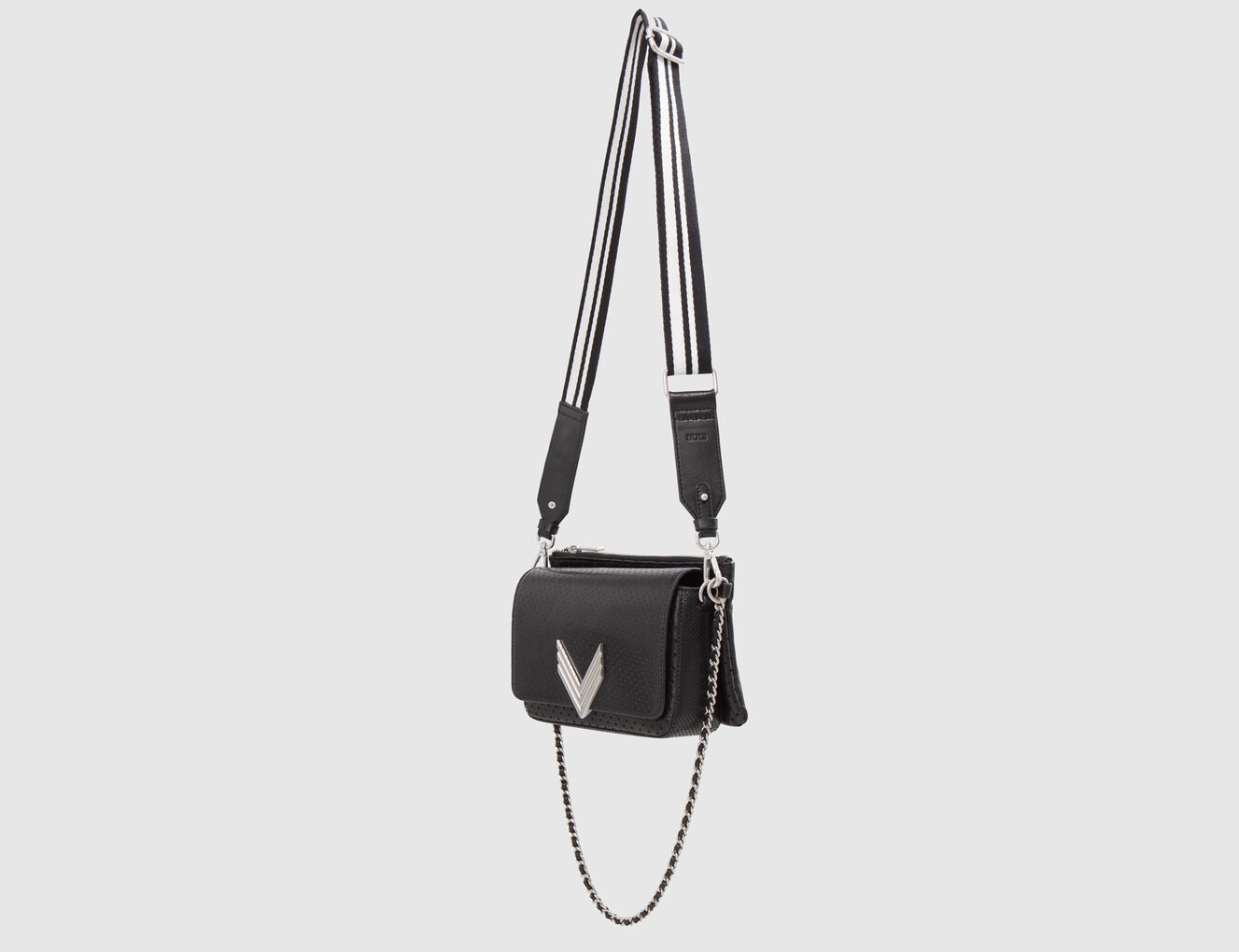 Damentasche 111&nbsp;KINGSTON schwarz perforiertes Leder - IKKS-2