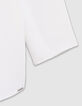 Blusa de mujer en color crudo con adorno de tachuelas-5