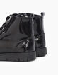 Girls' black ankle boots-7