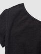 Top noir asymétrique broderie anglaise fille-6