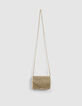 Sac à main doré brodé perles fille-7