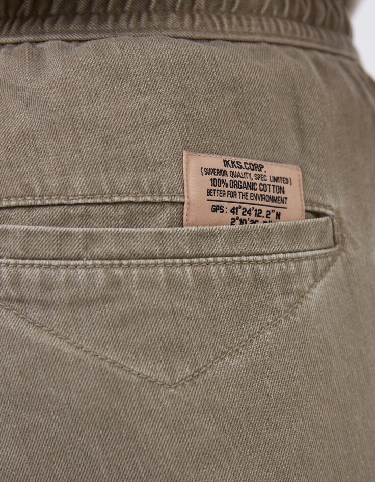 Pantalón militarTerra® Denim caqui claro hombre-6