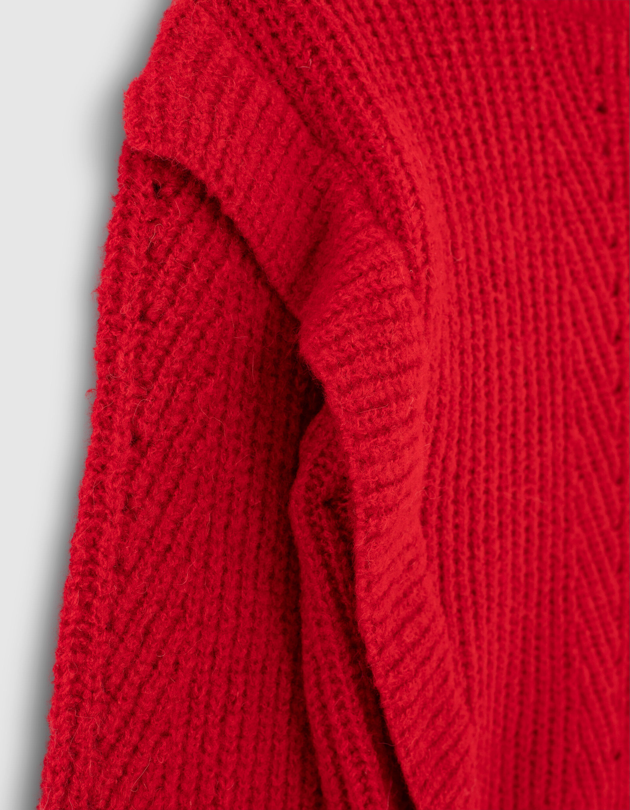 Light store red sweater