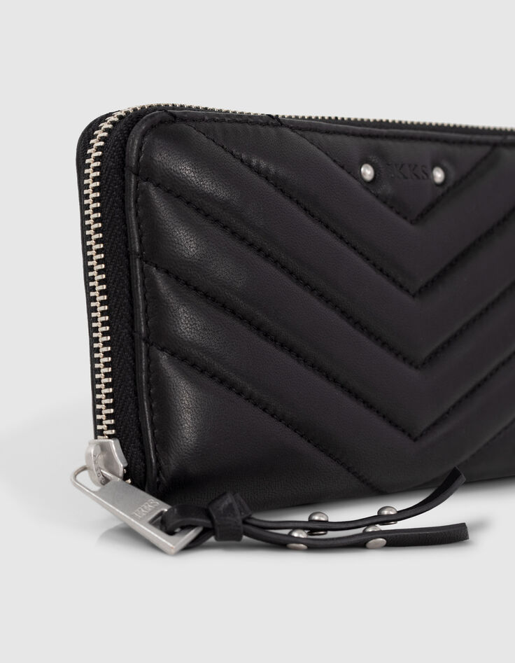 Portefeuille 1440 COMPAGNON matelassé chevron femme-4