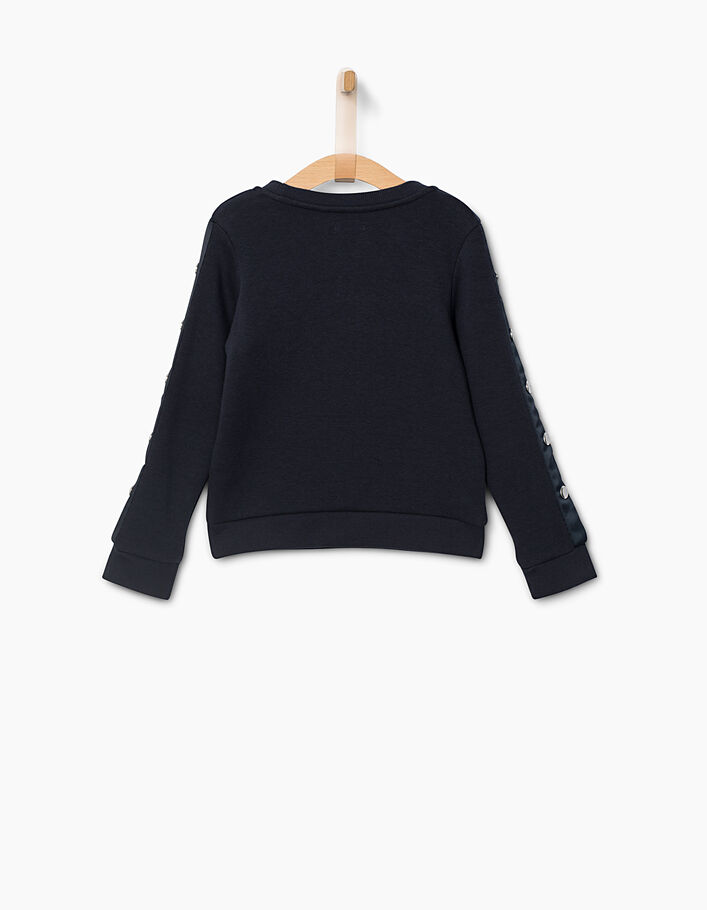 Girls’ navy sweatshirt - IKKS