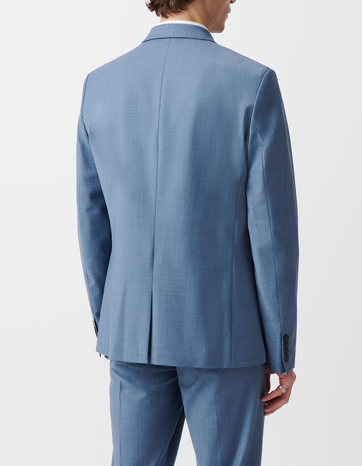 Horizontfarbenes Herrensakko TRAVEL SUIT-3