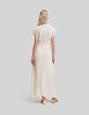 Robe calcaire LENZING™ ECOVERO™ dentelle guipure Femme-3