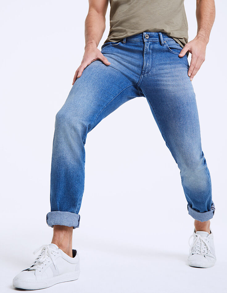 Men's indigo SLIM Berkeley jeans-1 Men's indigo SLIM Berkeley jeans-1
