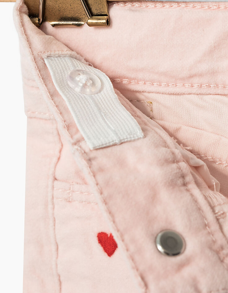 Pantalón rosa bebé niña-4 Pantalón rosa bebé niña-4