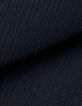 Damesblouse in marineblauwe voile met ruches-8
