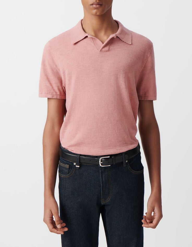 Sakura Herrenpoloshirt aus Flammstrick-2