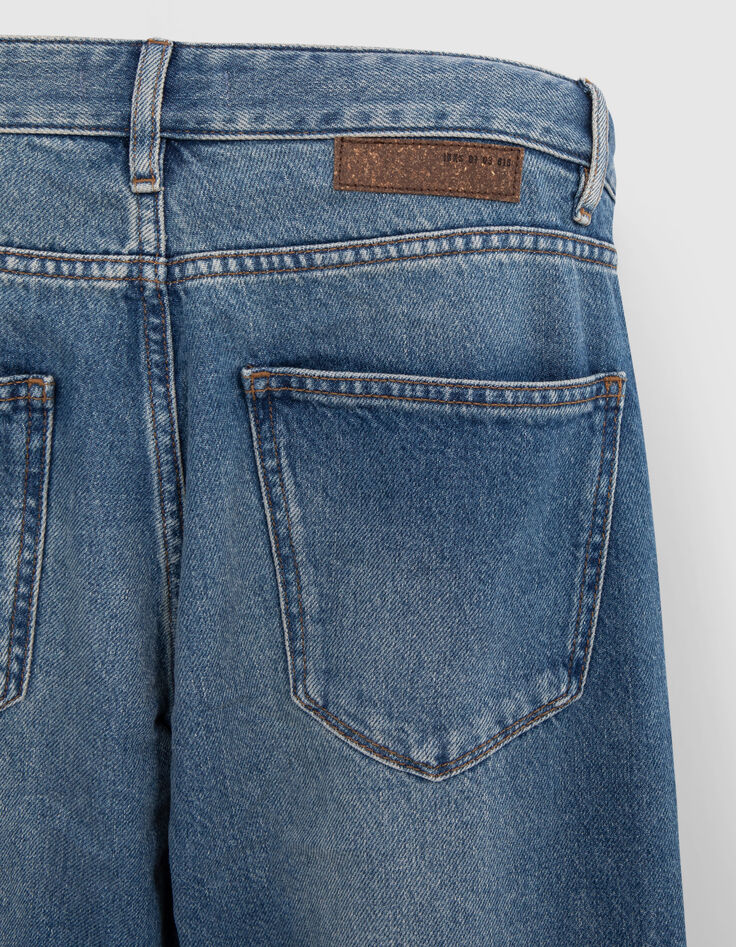 Men's STRAIGHT COMFORT indigo jeans-3