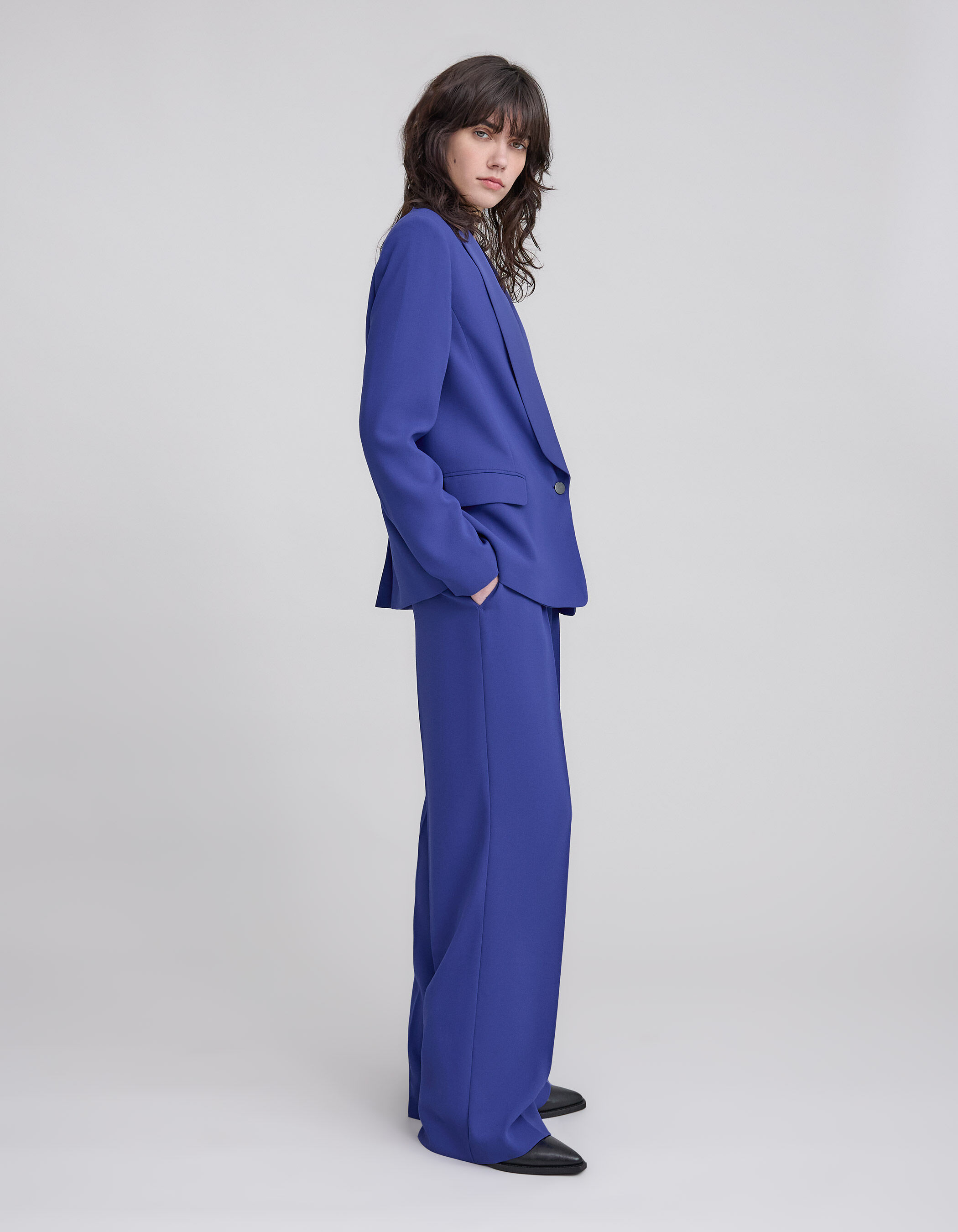 Veste femme bleu roi clearance