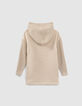 Vestido sudadera mastic bimaterial punto con capucha ni&ntilde;a-5
