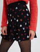 Falda negra estampado floral I.Code-4
