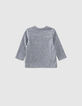 Donkergrijs T-shirt met vlaggen babyjongens -3