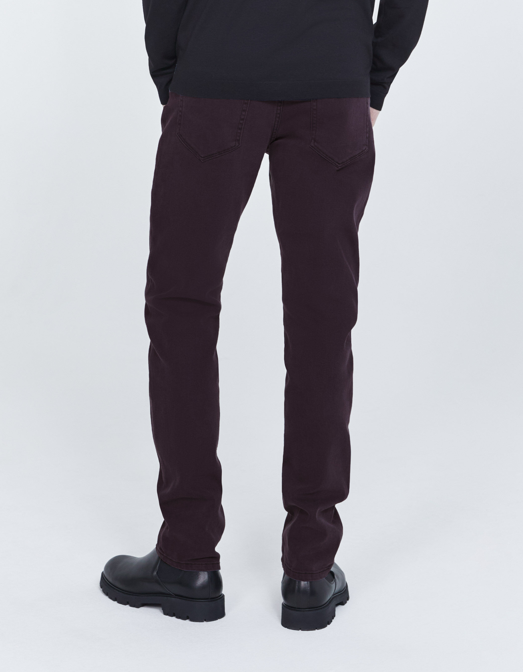 Plum skinny jeans clearance
