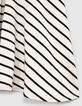 Ecru jurk navy strepen meisjes-5