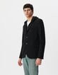 Veste noire Interlock à parementure amovible Homme-2
