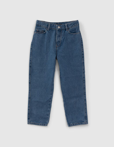 Jean MOM bleu clair coton bio 7/8e fille - IKKS