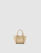Sac LE 1440 NANO GOLD matelassé chevrons femme-3