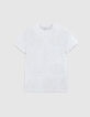 Wit T-shirt DRY FAST dierenmotief Heren-7