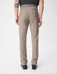Pantalon de costume beige chin&eacute; TRAVEL SUIT Homme-3