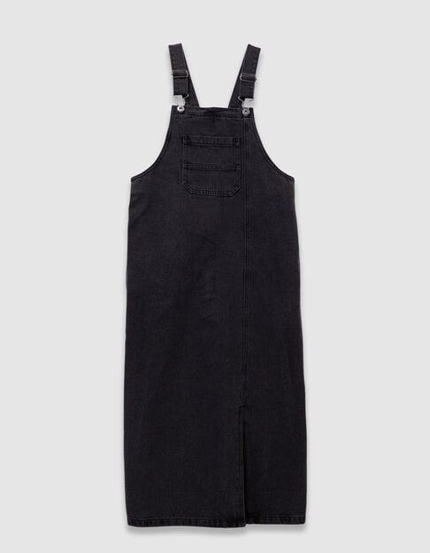 Grijze midi-jeansovergooier met split meisjes - IKKS