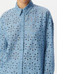 Camisa azul manga larga bordado inglés mujer-4