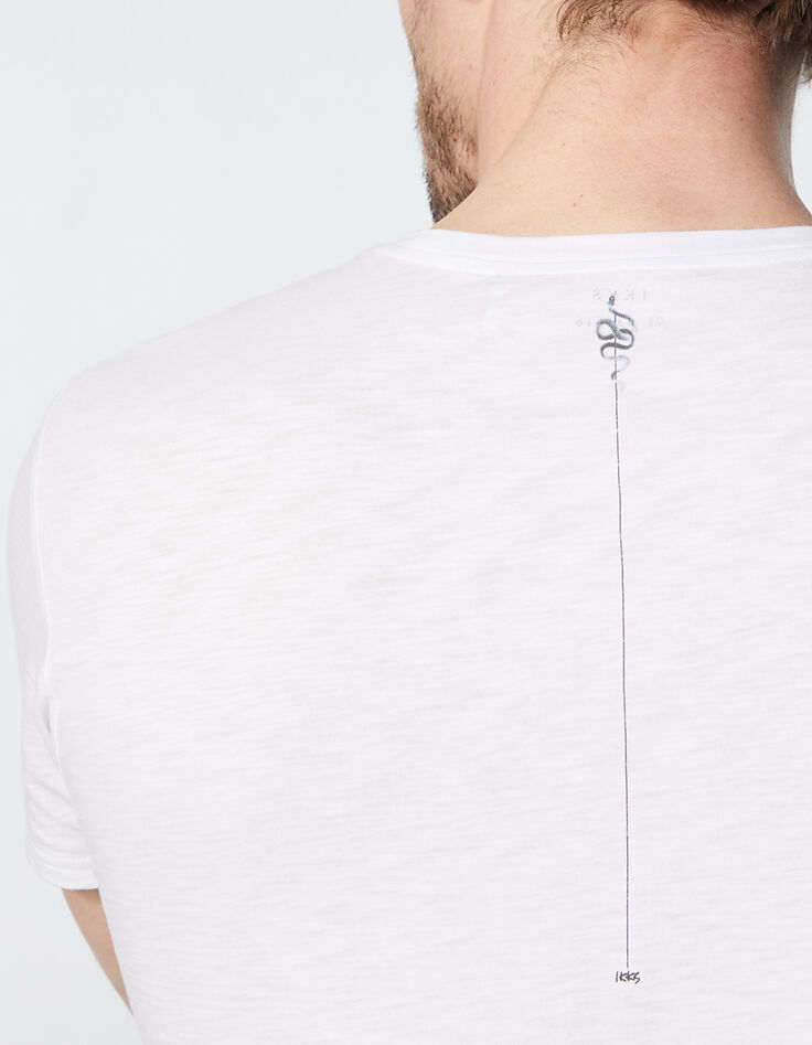 Men's' off-white snake graphic T-shirt-5
