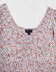 Lila jurk LENZING™ ECOVERO™ flower power print meisjes-2