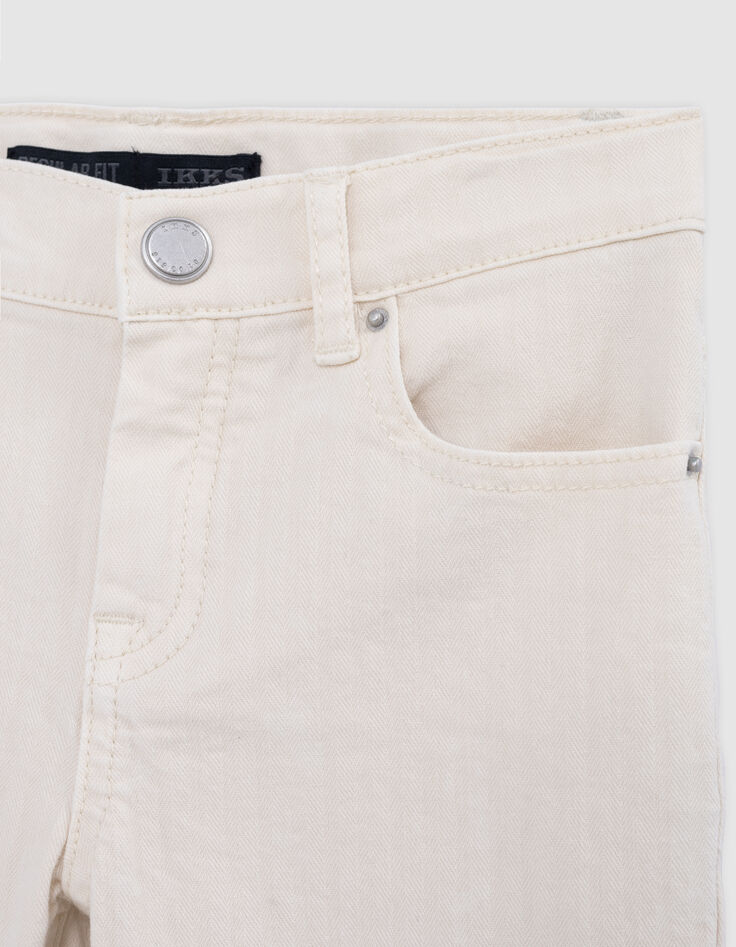 Beige REGULAR-Jungenjeansbermudas-4