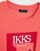 Boys’ red T-shirt with vintage car image-5