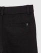 Pantalon de costume cérémonie noir faux-uni garçon-6
