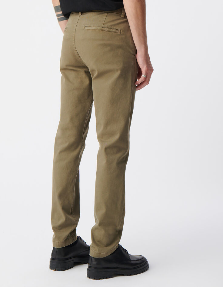 Pantalon chino SLIM kaki Homme-3