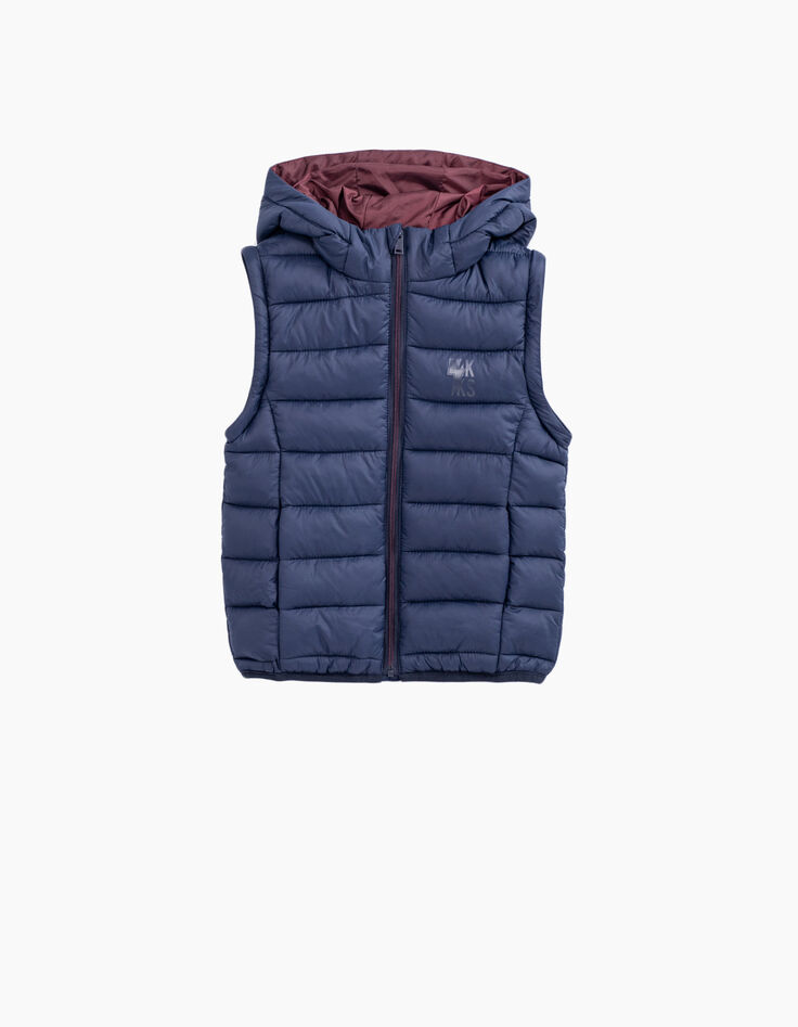 Anorak fino navy Essentiel reciclado niño -3