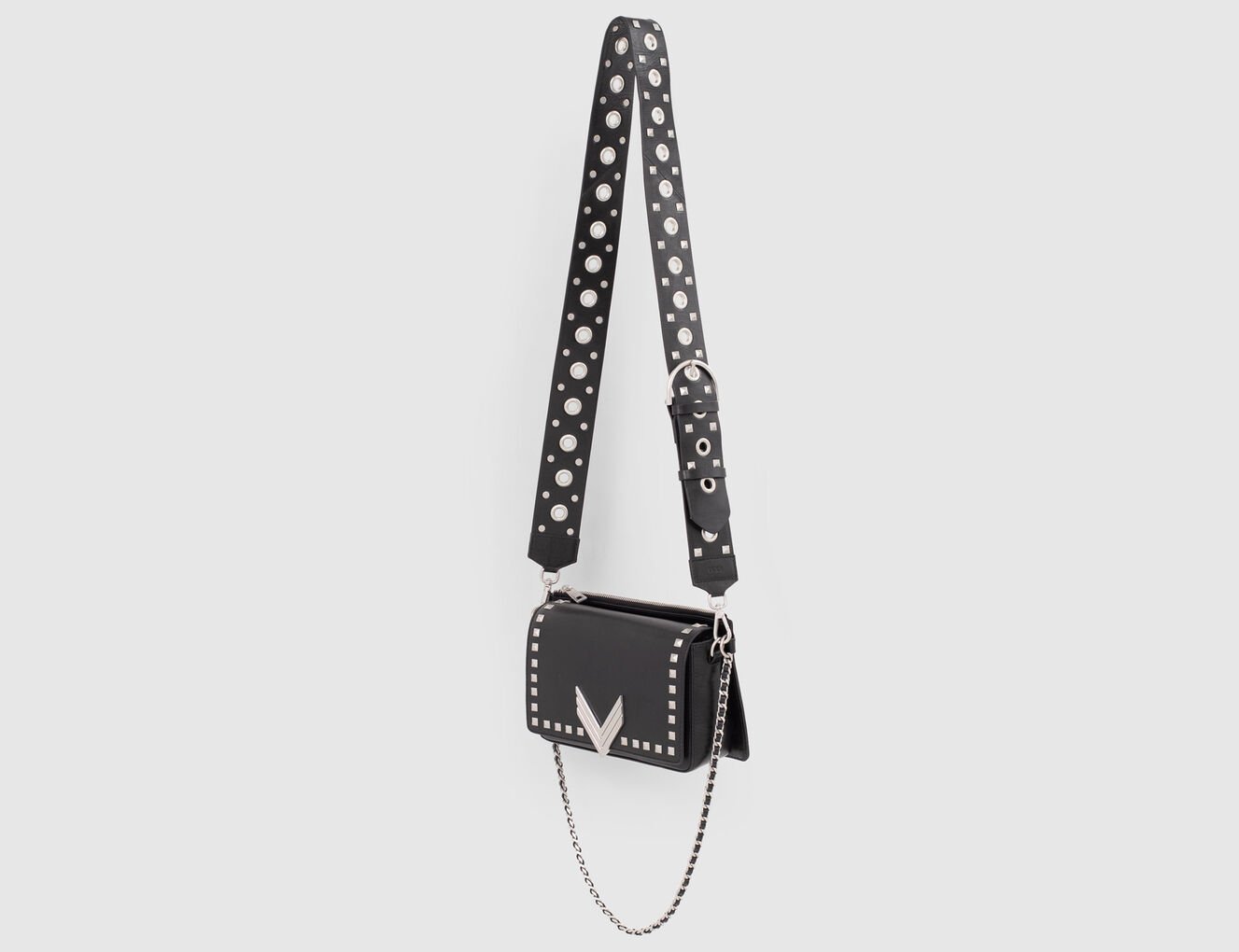 Le 111 Janis cuir de vachette glacé noir rock femme - IKKS-3