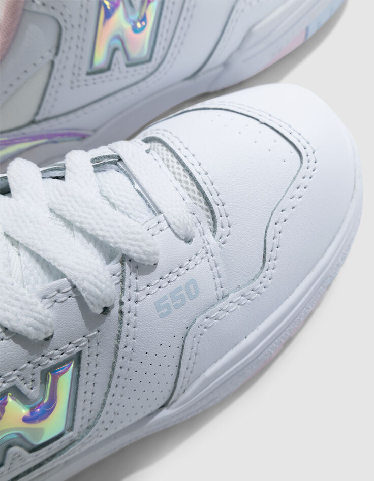 Boys' NEW BALANCE 550 grey trainers-8