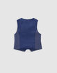 Gilet de costume cérémonie marine garçon-5