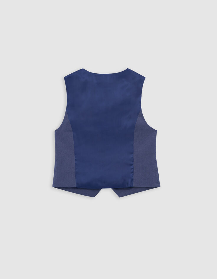 Gilet de costume cérémonie marine garçon-5