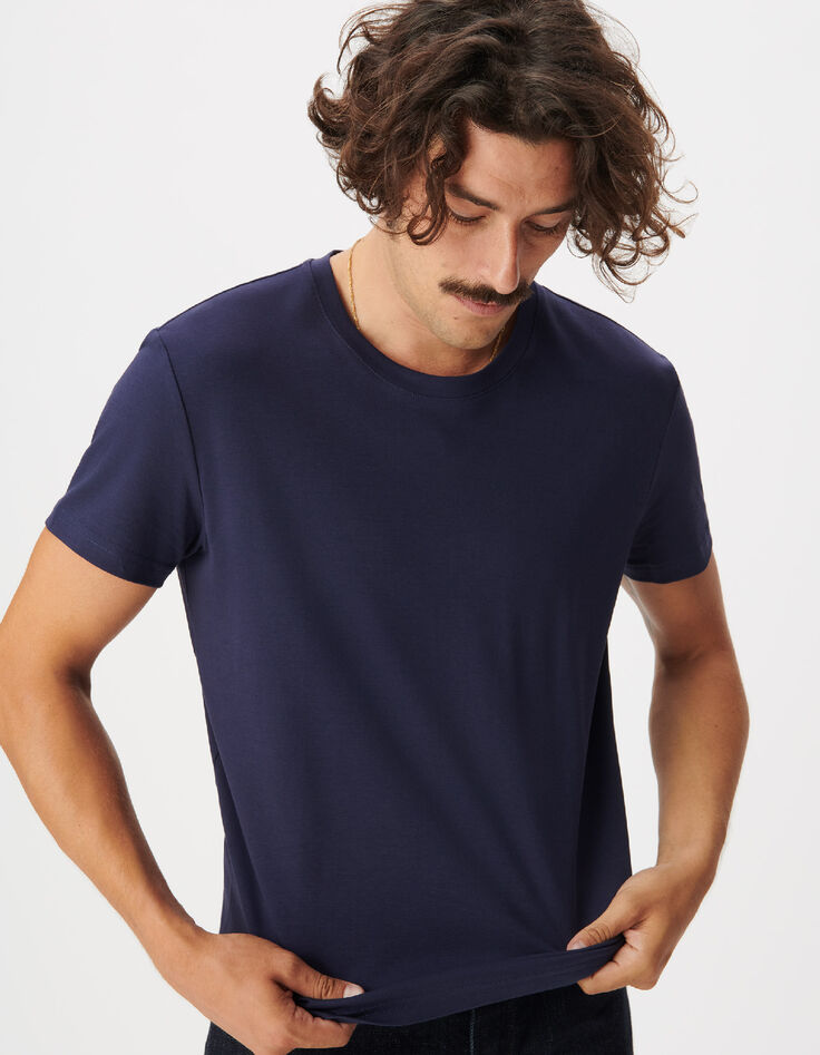 T-shirt col rond marine ABSOLUTE DRY Homme-4