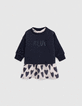 Robe 2-en-1 allover coeurs et sweat bébé fille-8