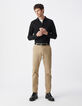 Pantalon chino SLIM beige Homme-1