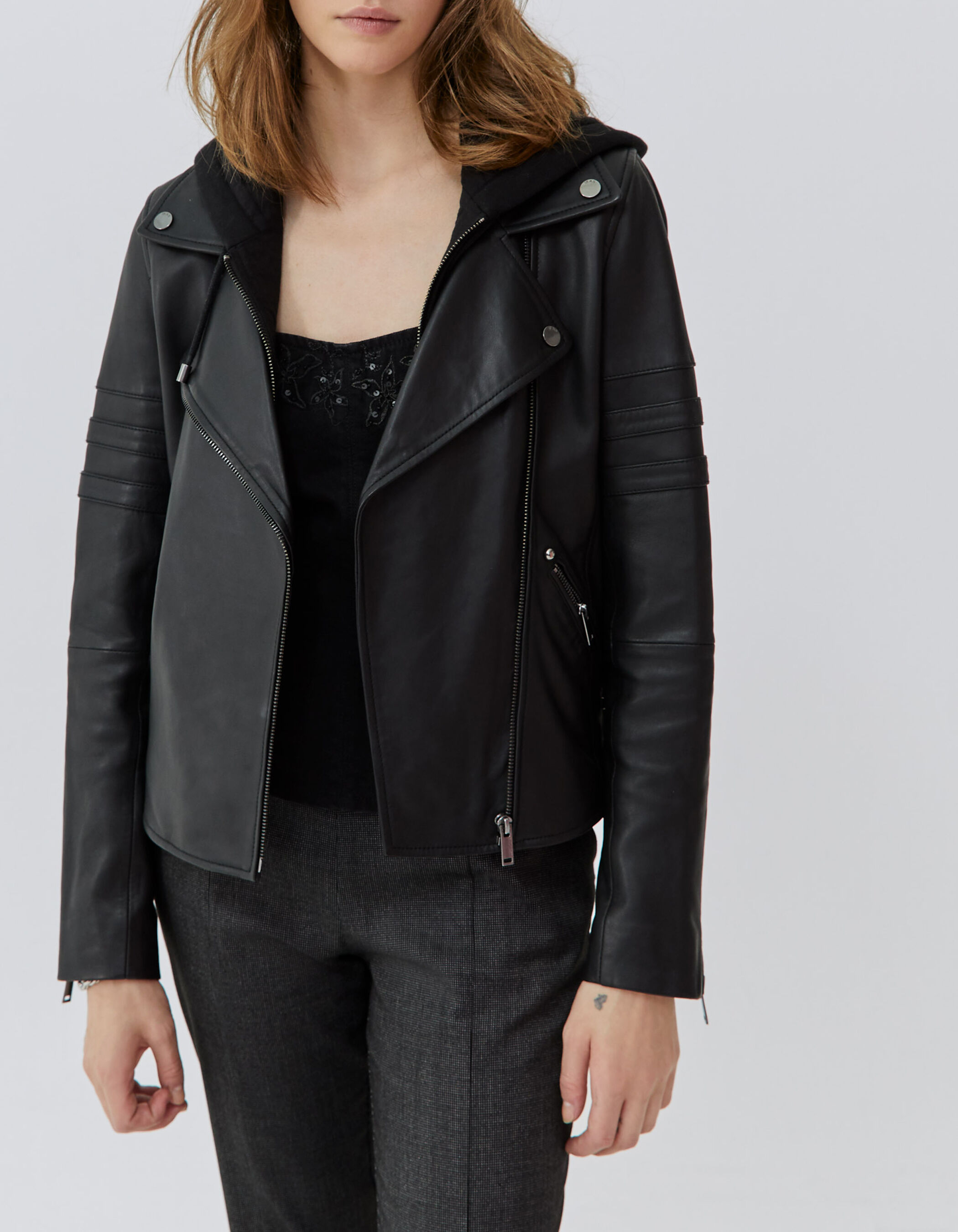 Veste cuir ikks femme 2019 outlet
