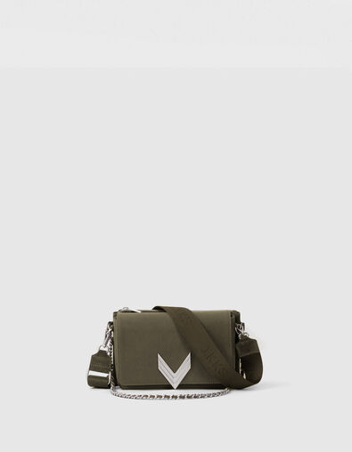 Le sac 111 Lena canevas coton kaki et camouflage femme - IKKS