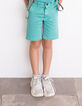 Turquoise bermuda gerestyled chinomodel jongens-2