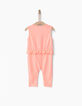 Combinaison rose bébé fille-2